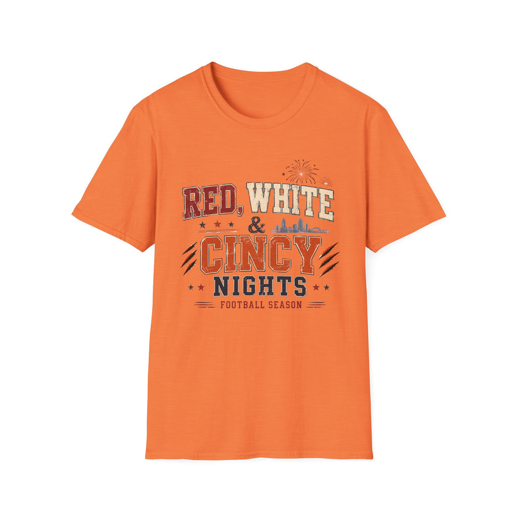 Red, White, Cincy Nights T-Shirt