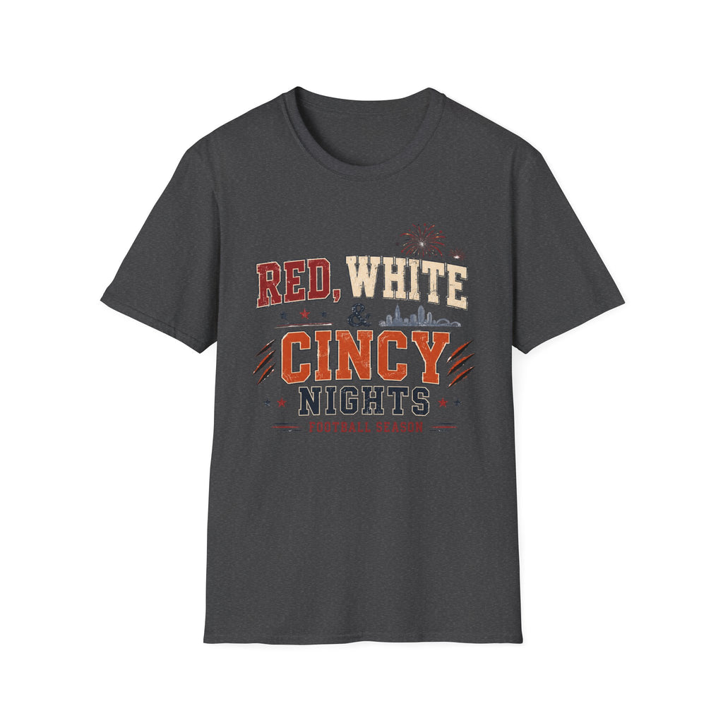 Red, White, Cincy Nights T-Shirt