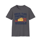 Cheese, Flags, Football T-Shirt