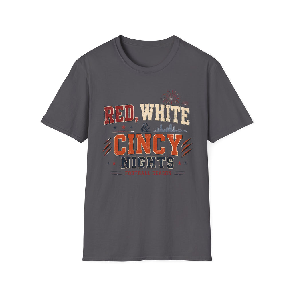 Red, White, Cincy Nights T-Shirt
