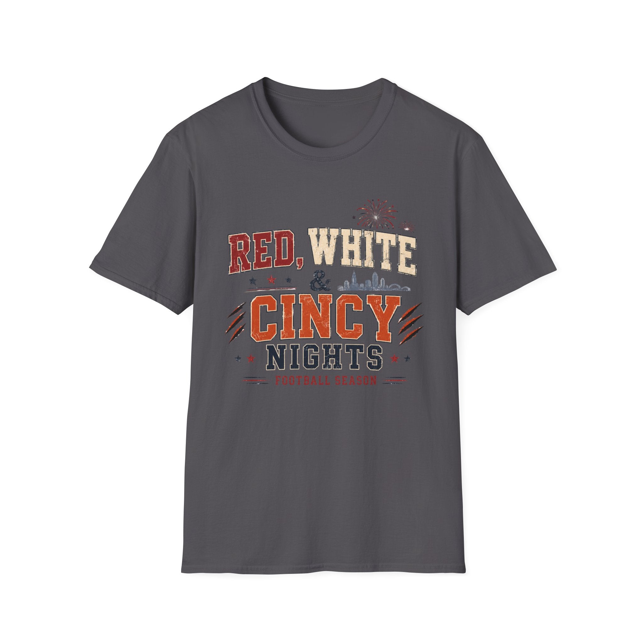 Red, White, Cincy Nights T-Shirt