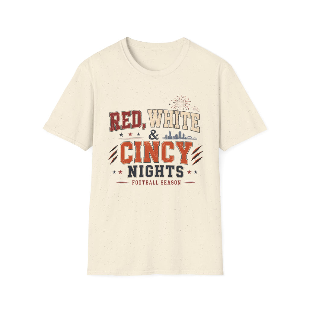 Red, White, Cincy Nights T-Shirt