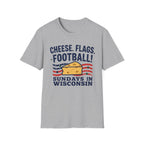 Cheese, Flags, Football T-Shirt