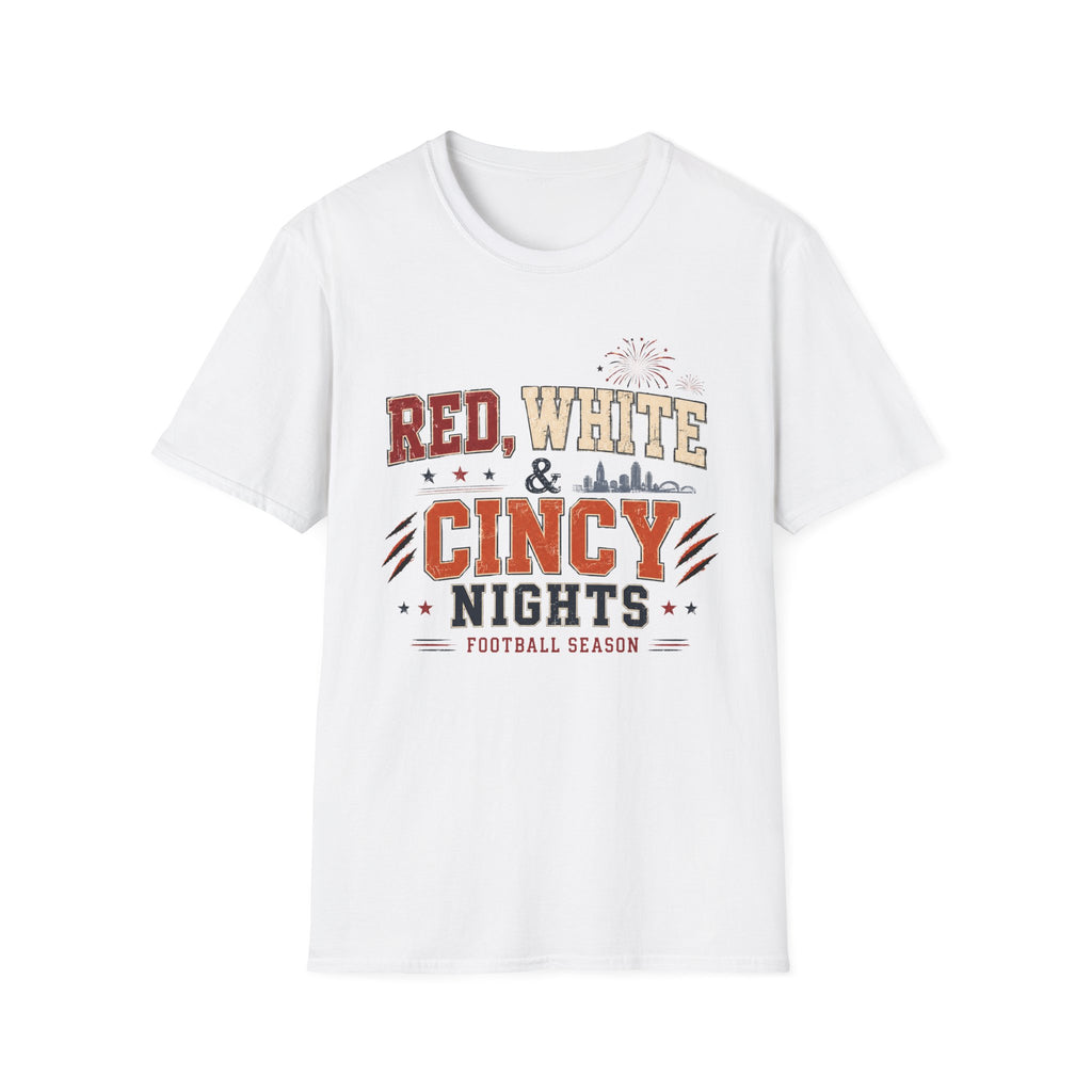 Red, White, Cincy Nights T-Shirt