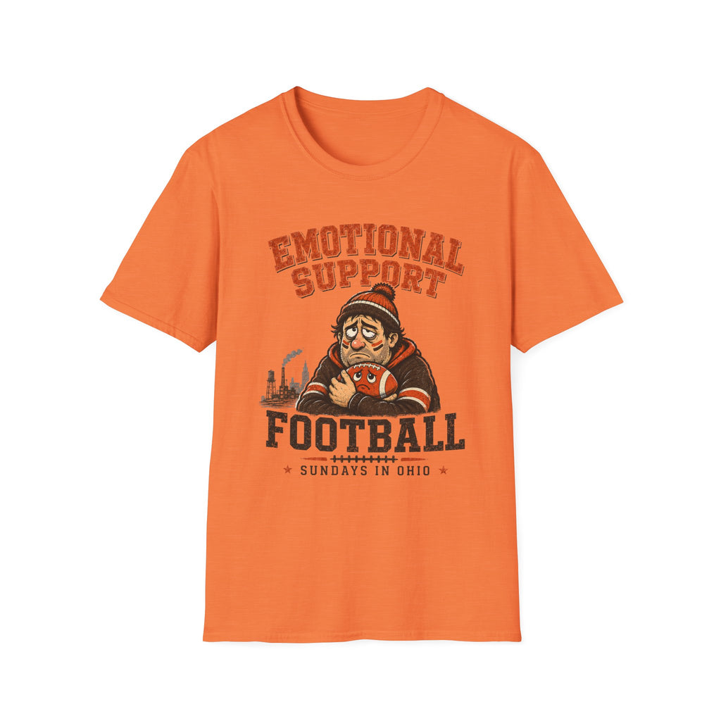 Emotional Support Football T-Shirt