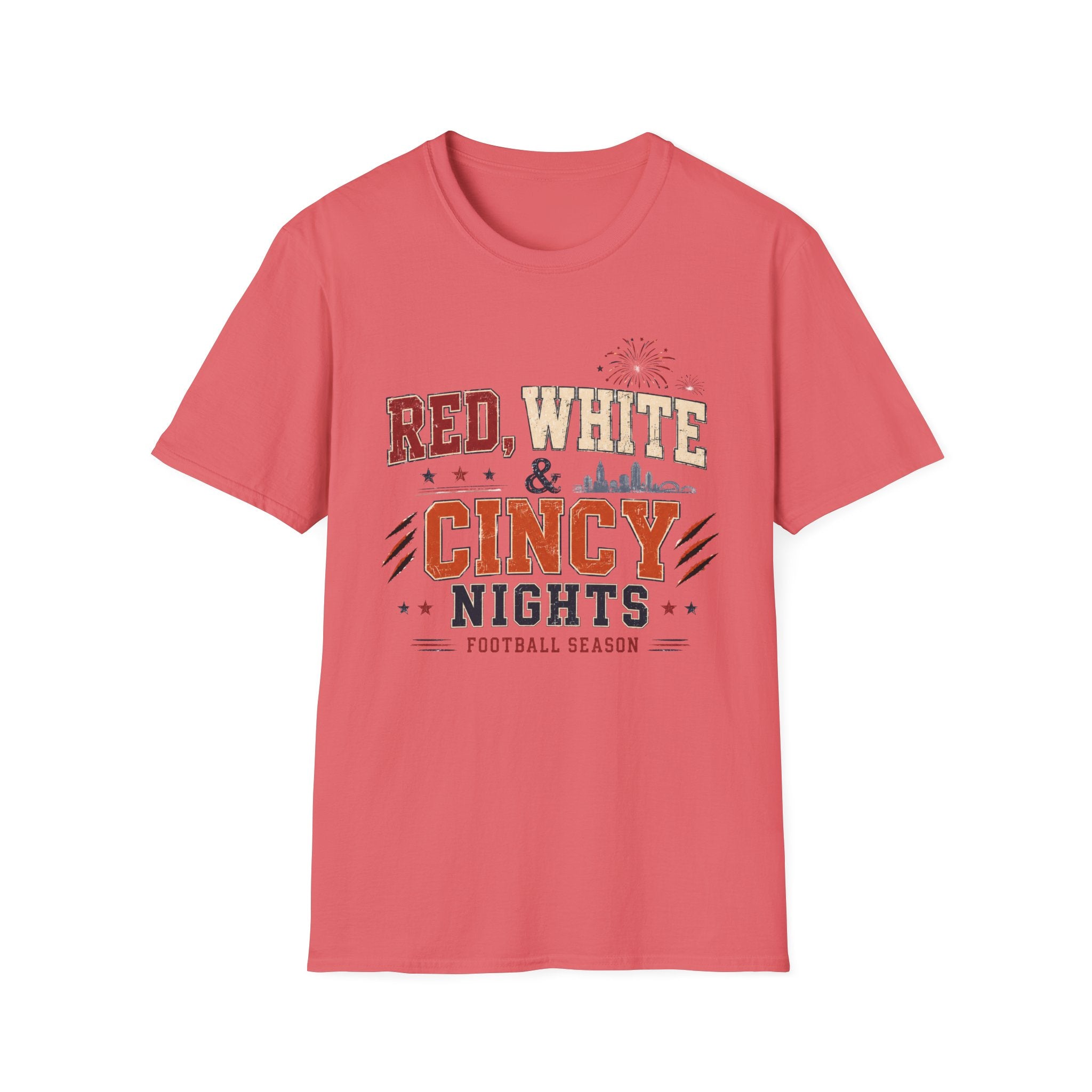 Red, White, Cincy Nights T-Shirt