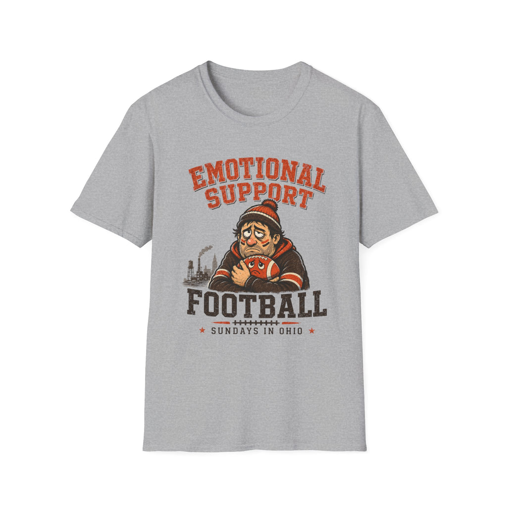 Emotional Support Football T-Shirt