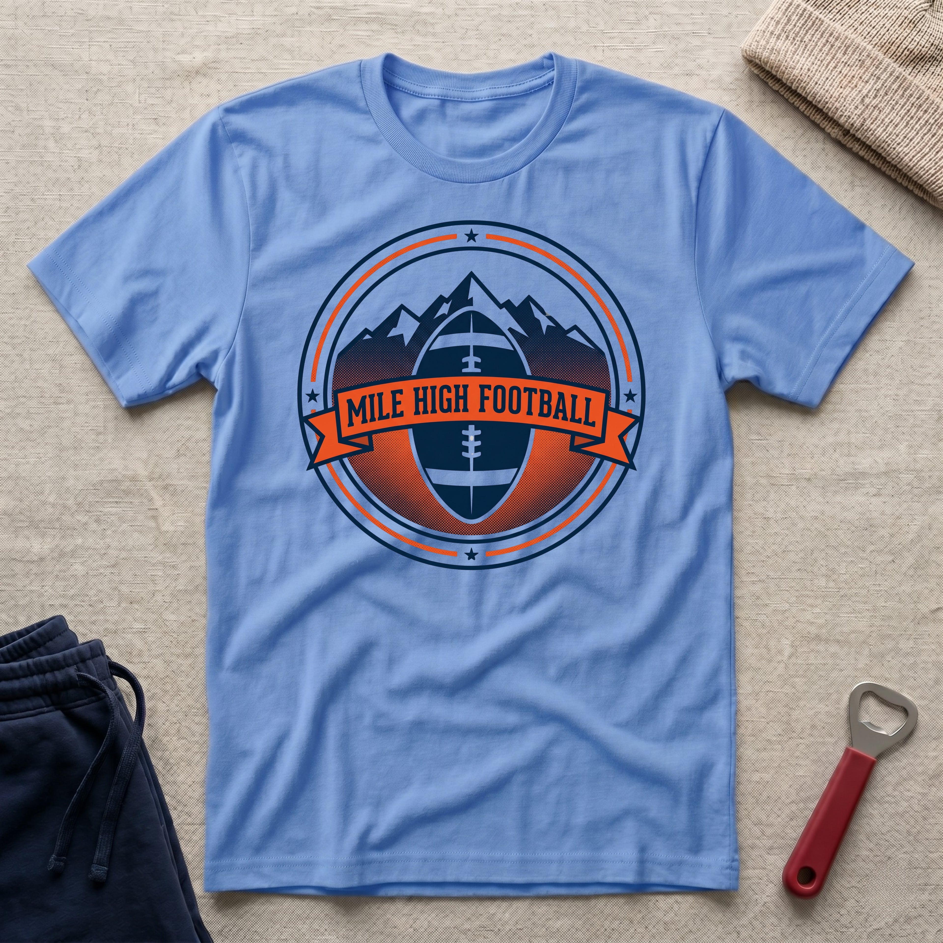 Mile High Football T-Shirt
