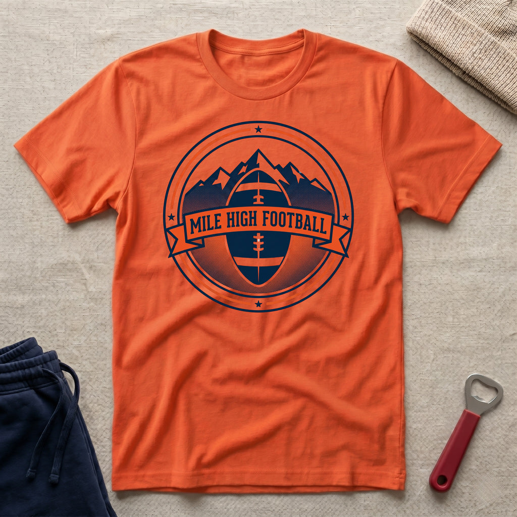 Mile High Football T-Shirt
