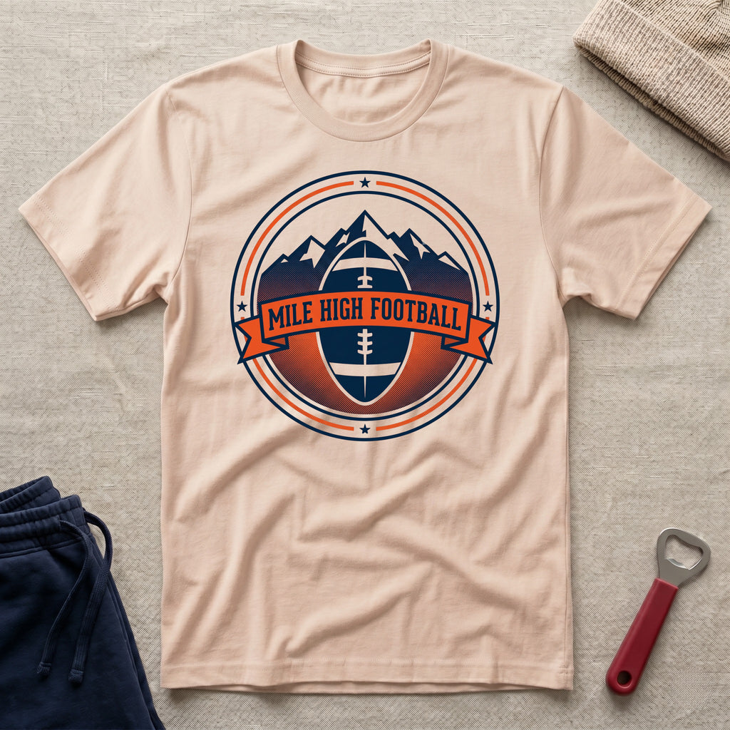 Mile High Football T-Shirt