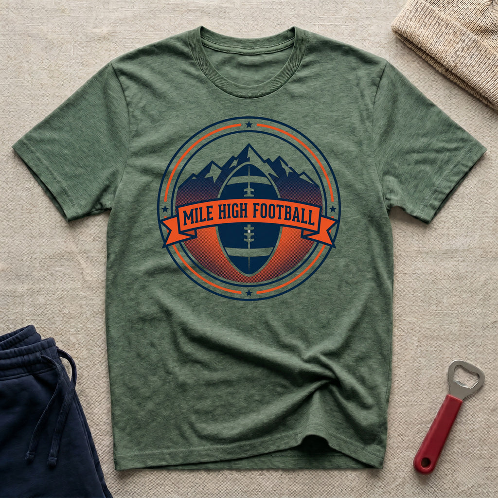 Mile High Football T-Shirt