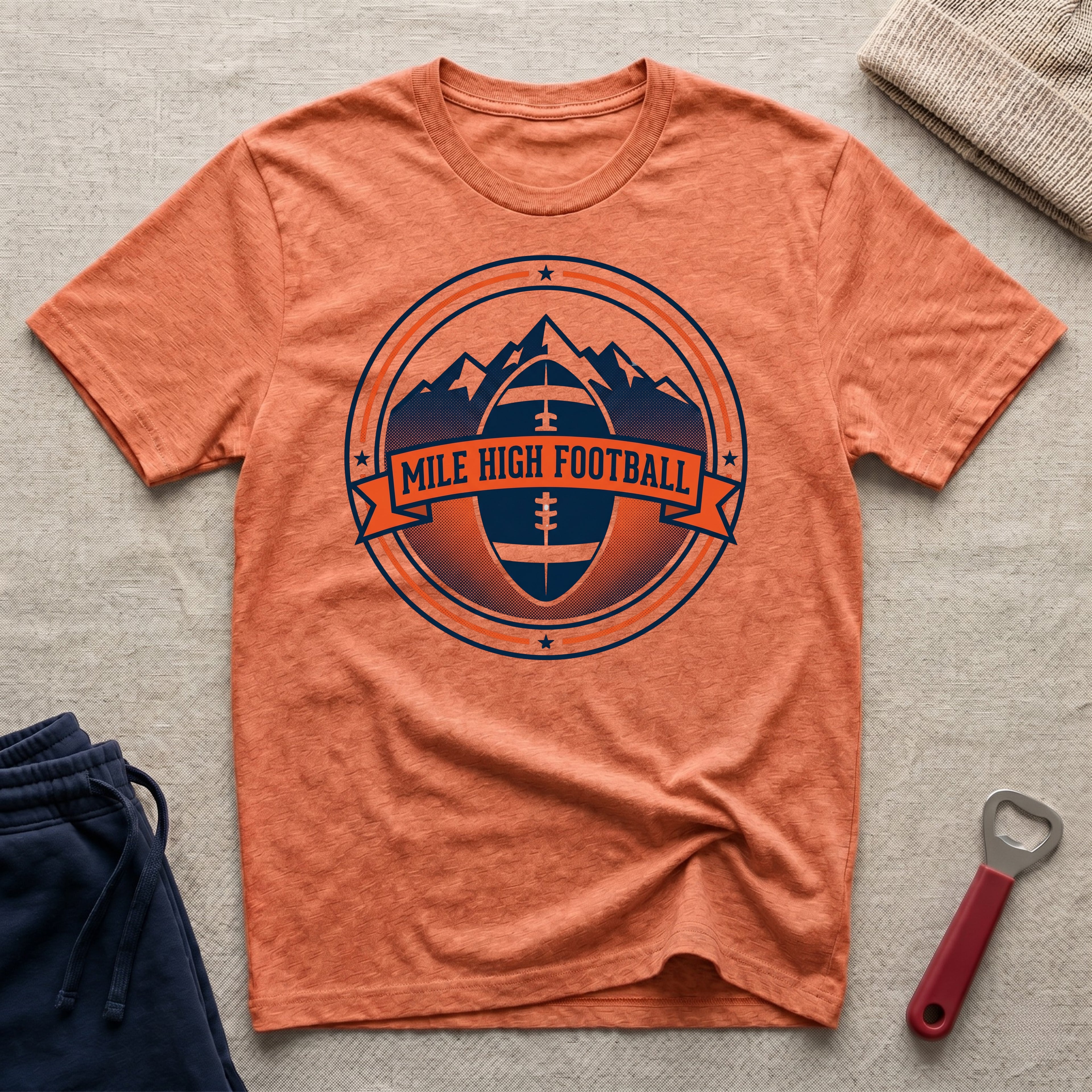 Mile High Football T-Shirt