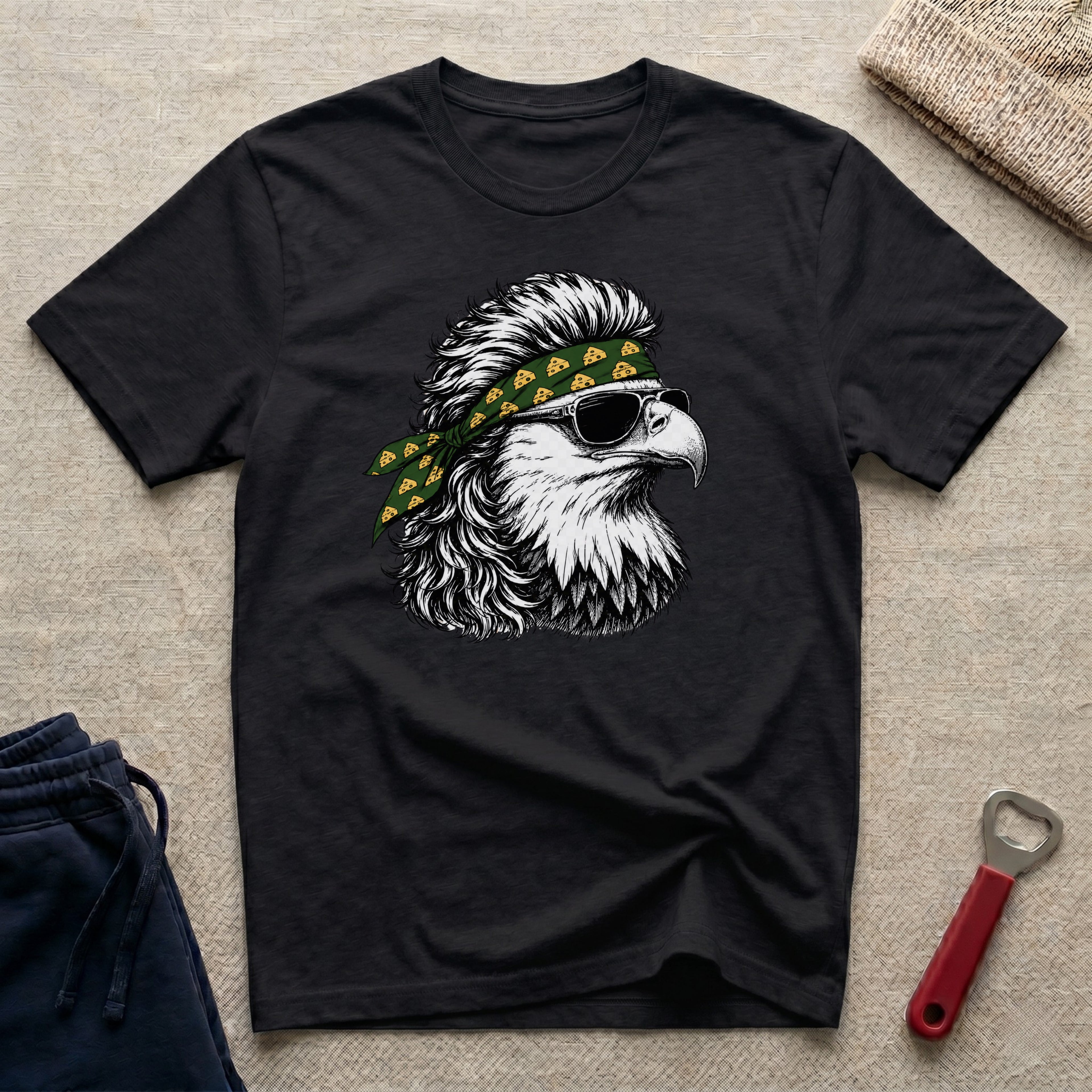 Cheesehead Bandana, Eagle T-Shirt