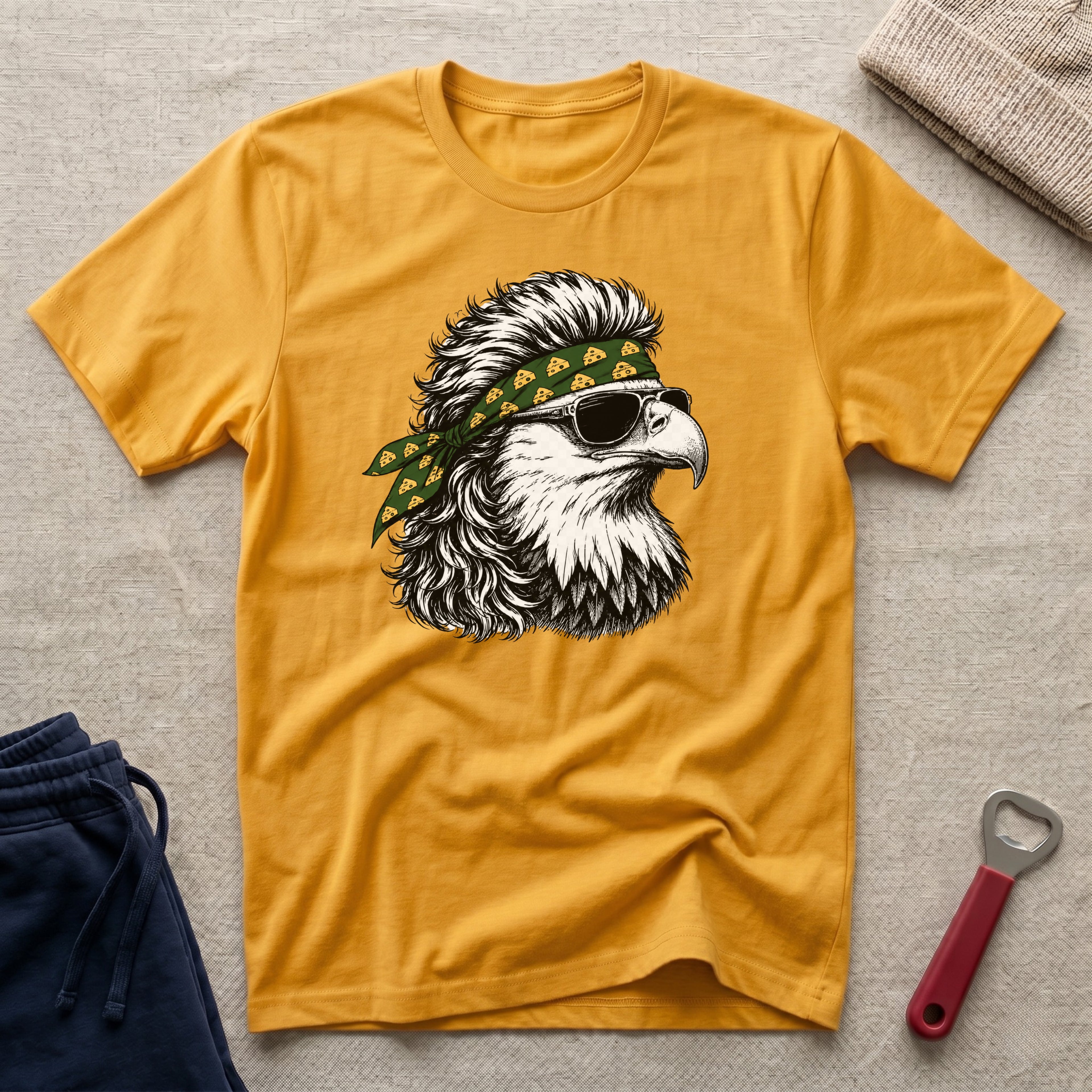 Cheesehead Bandana, Eagle T-Shirt