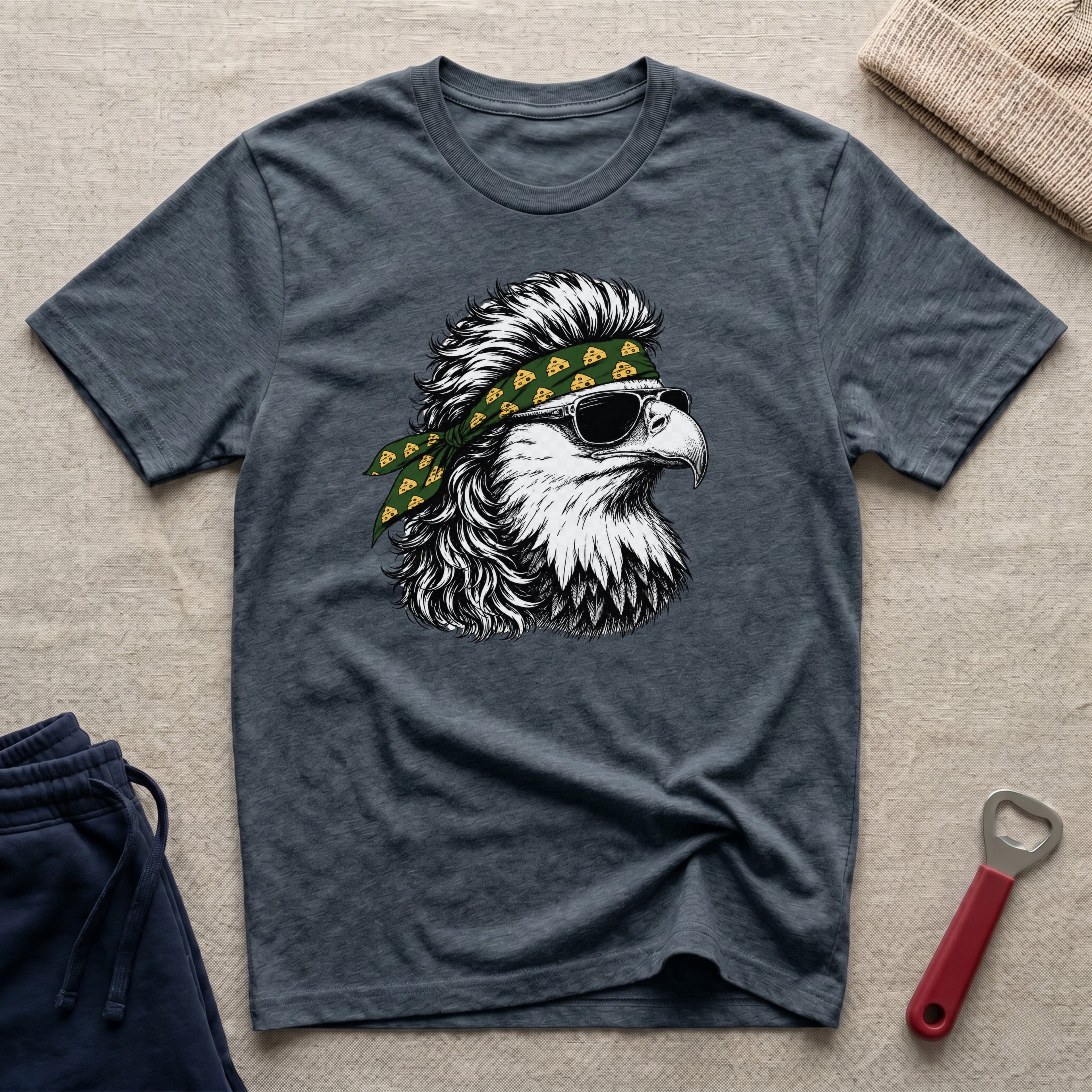 Cheesehead Bandana, Eagle T-Shirt