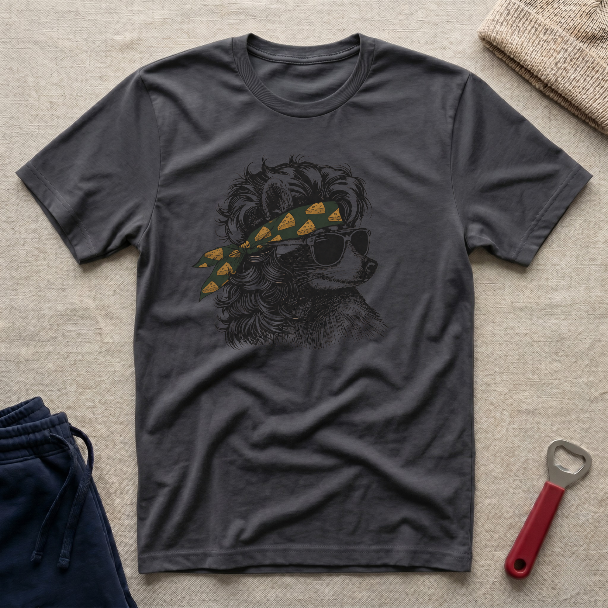 Cheesehead Bandana, Coon T-Shirt