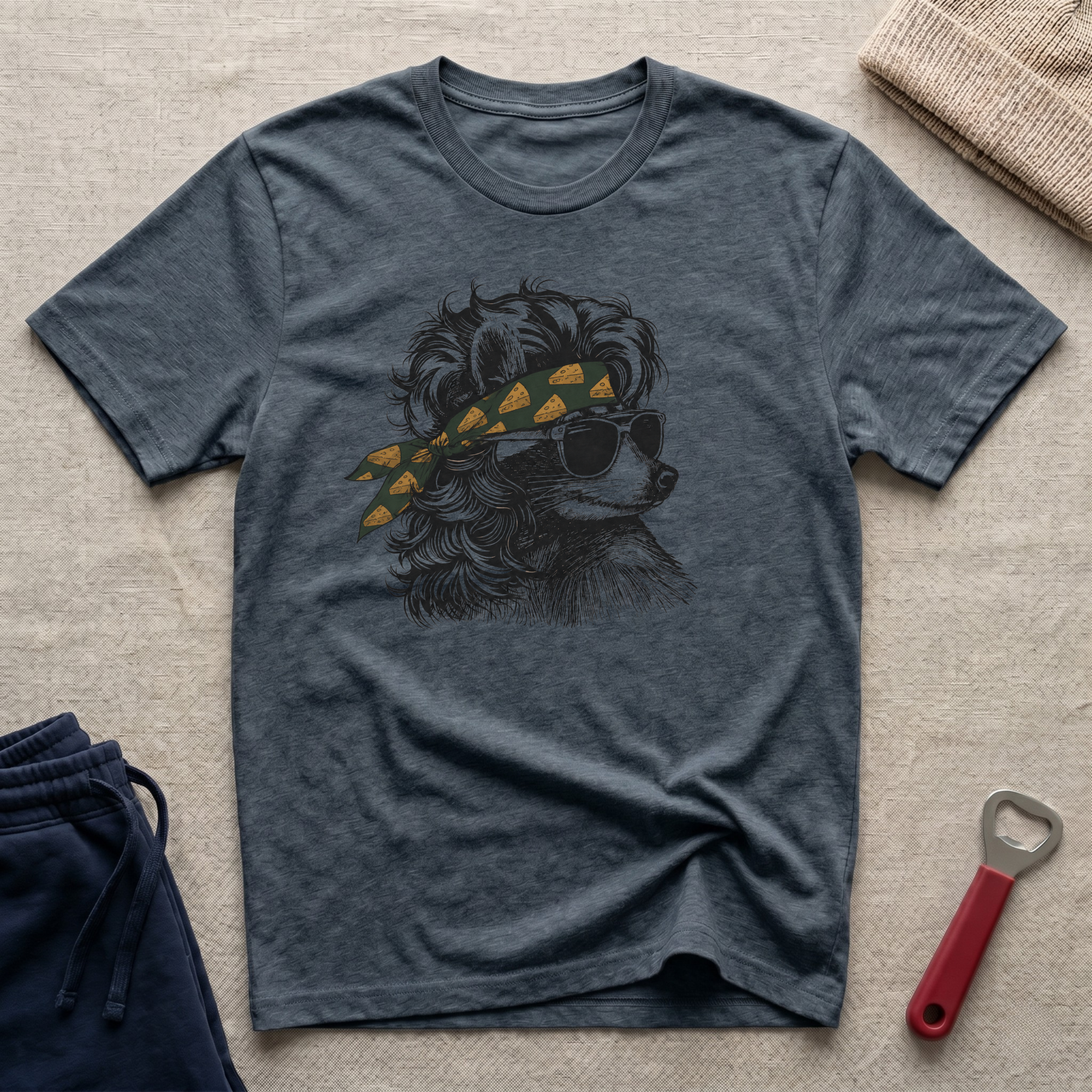 Cheesehead Bandana, Coon T-Shirt