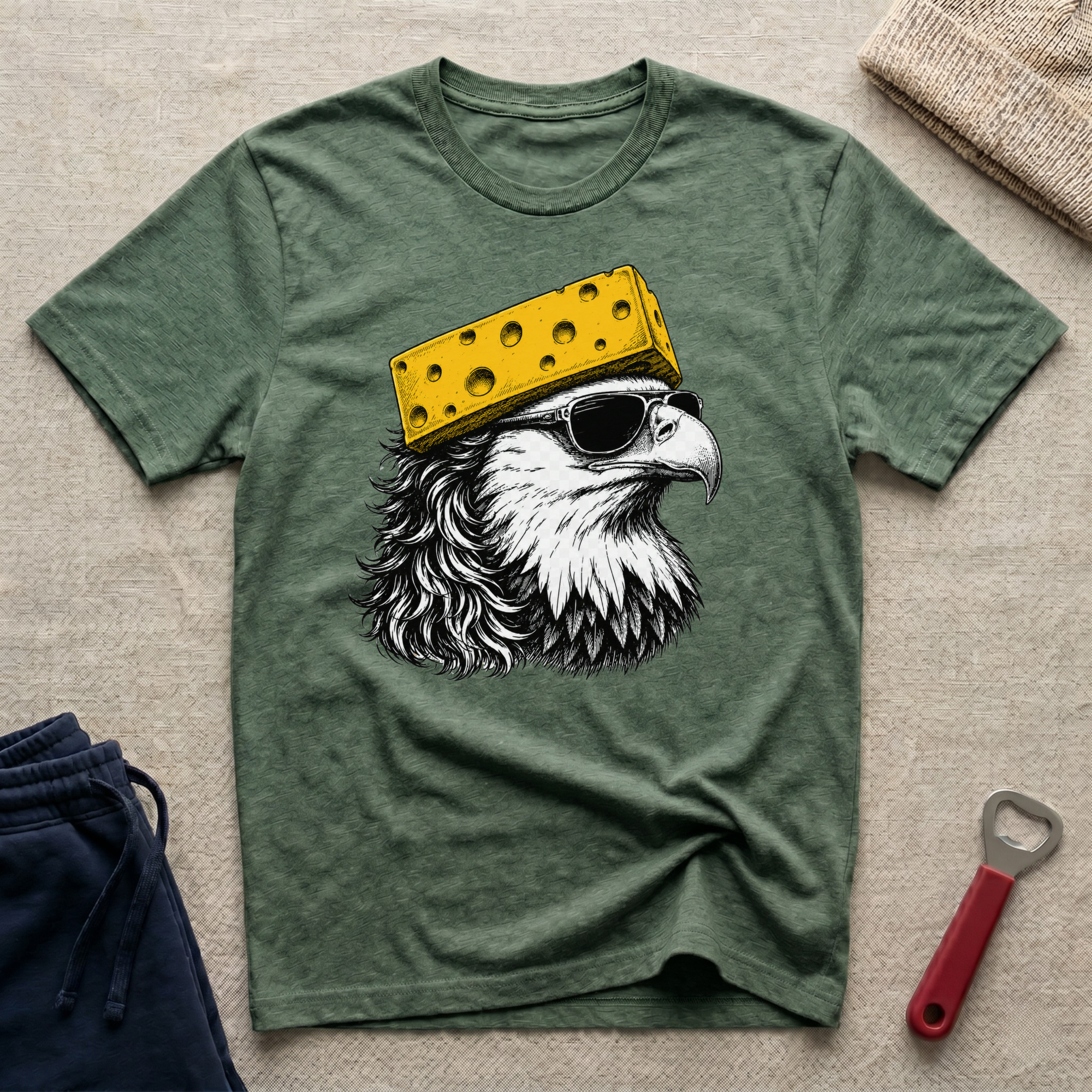 Cheesehead Eagle T-Shirt