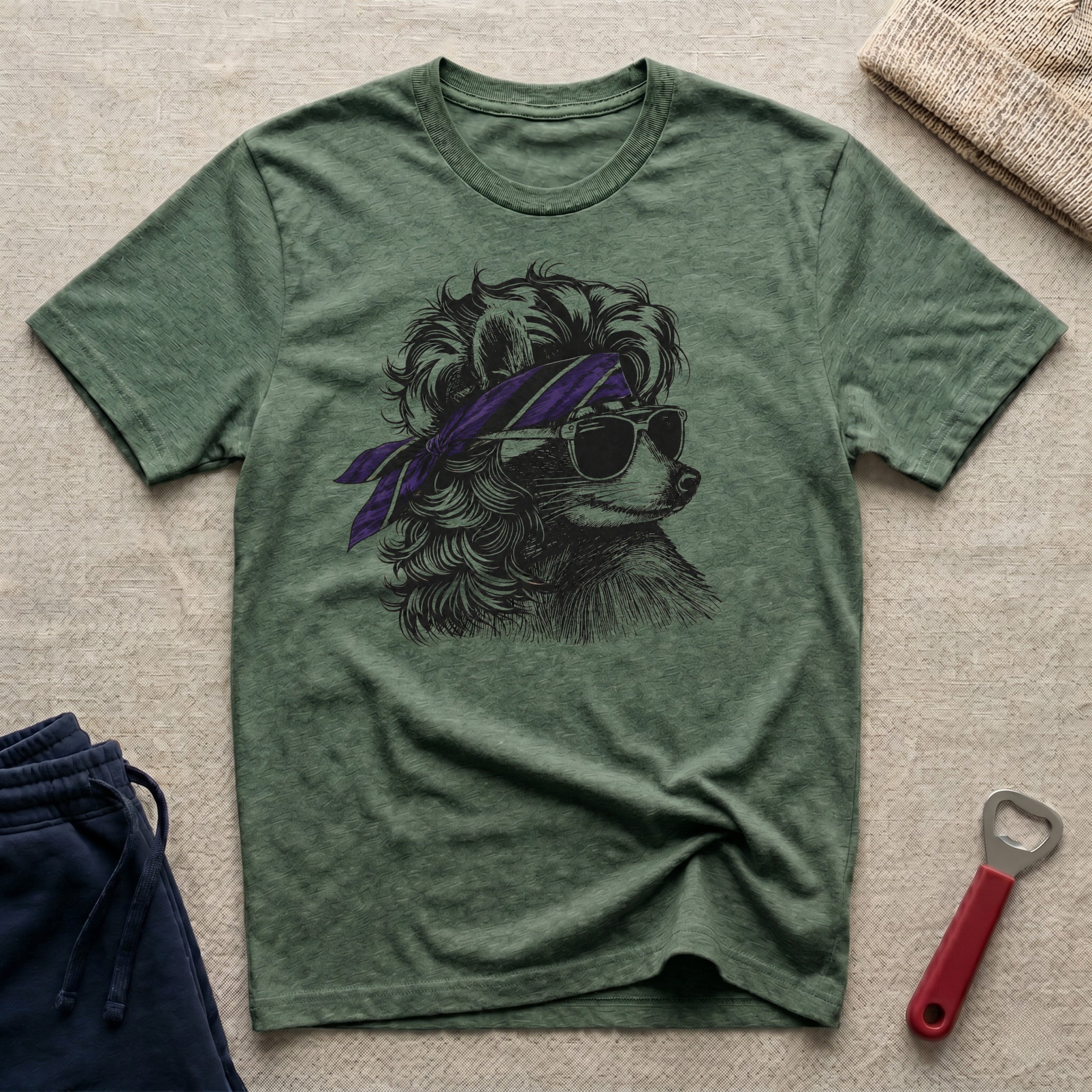 Raven, Coon Bandana T-Shirt