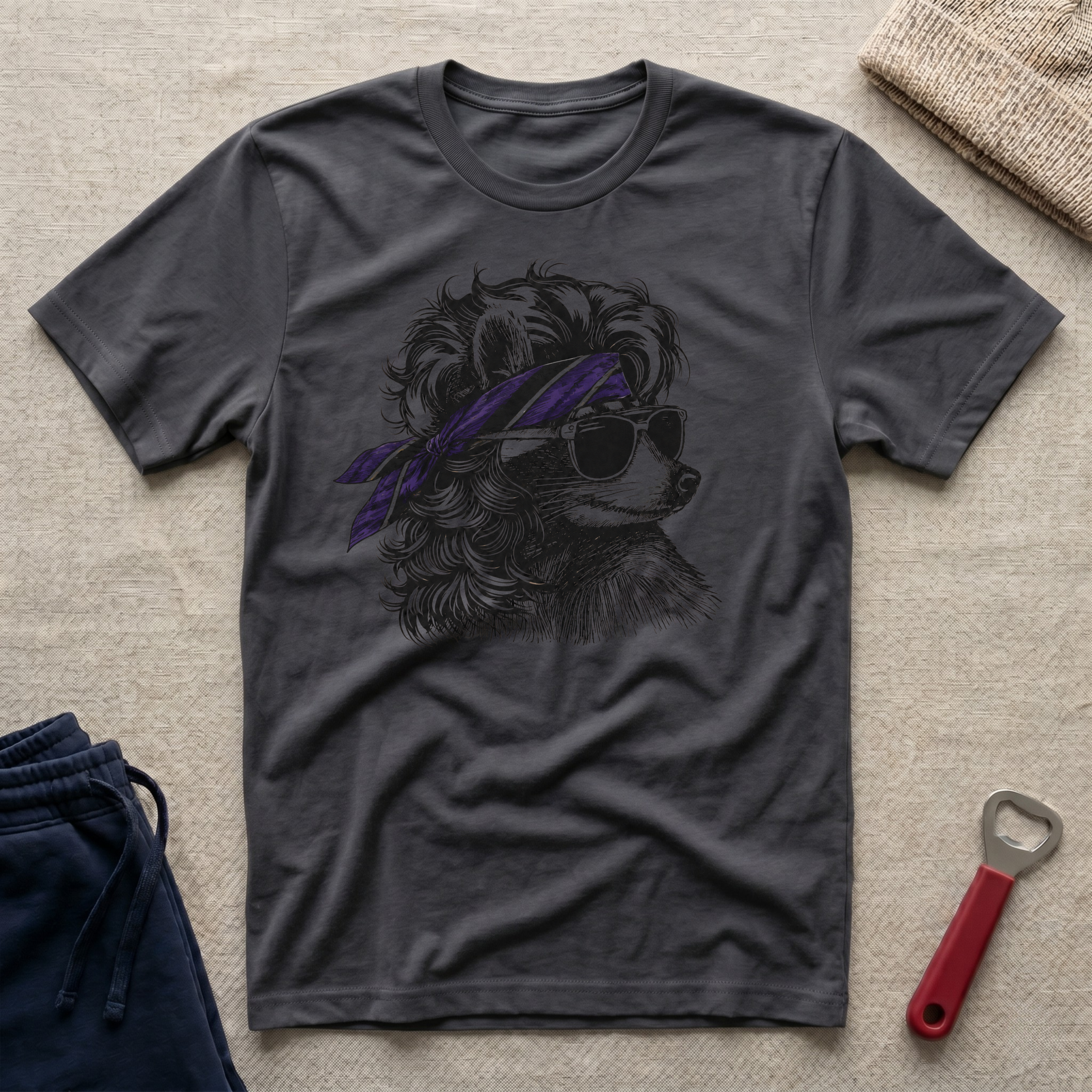Raven, Coon Bandana T-Shirt