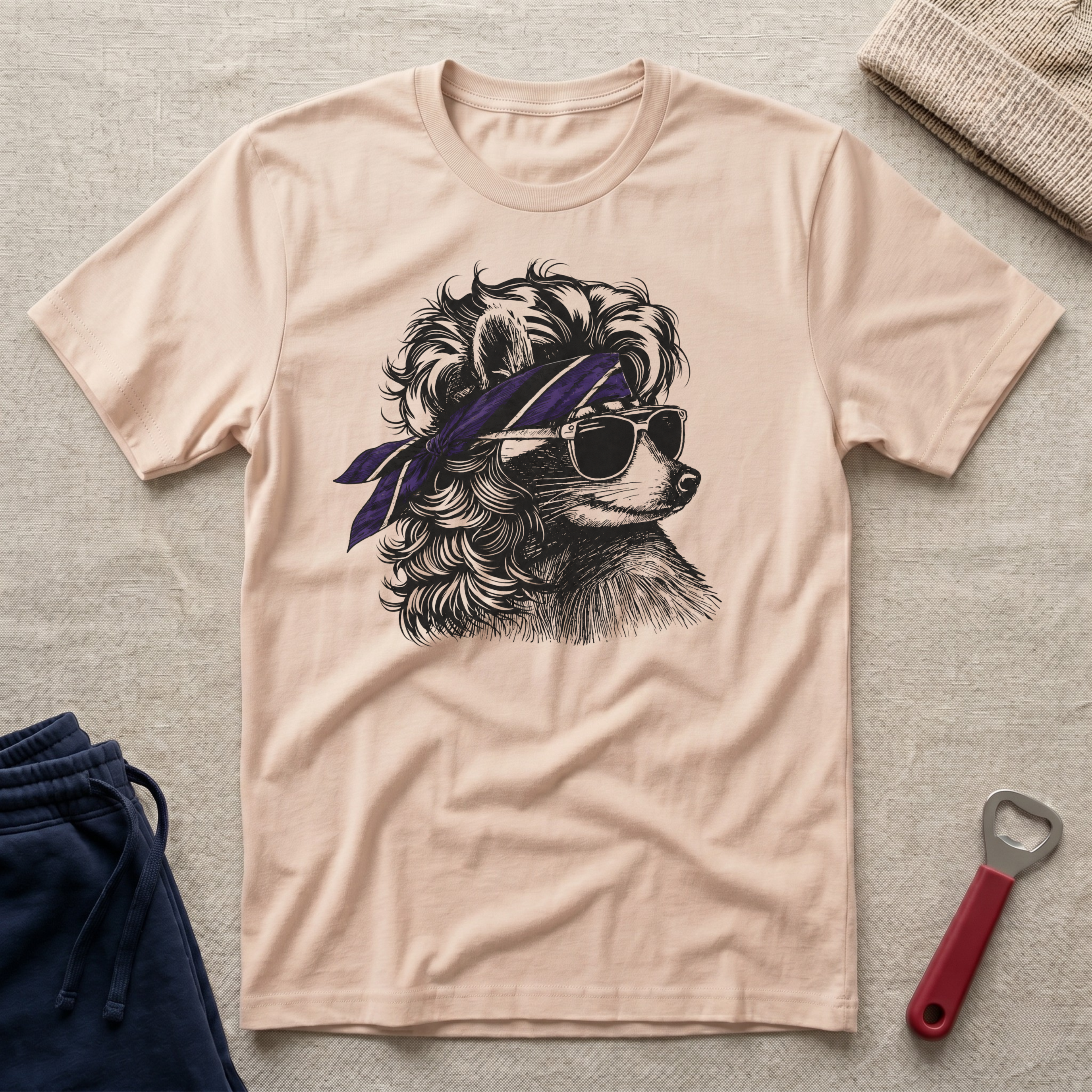 Raven, Coon Bandana T-Shirt