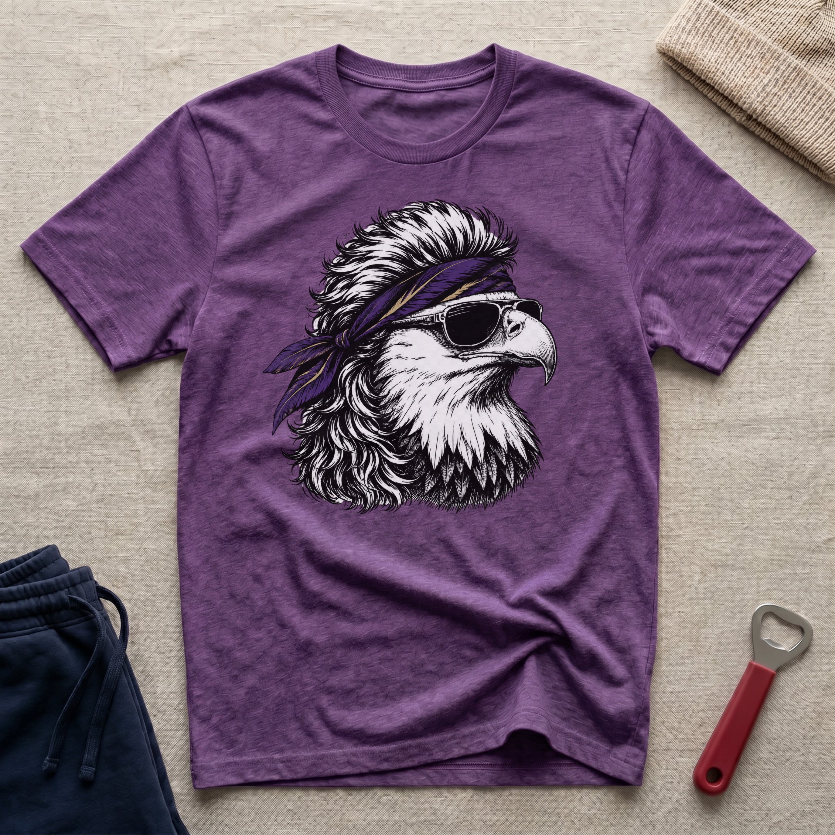 Raven, Eagle Bandana T-Shirt