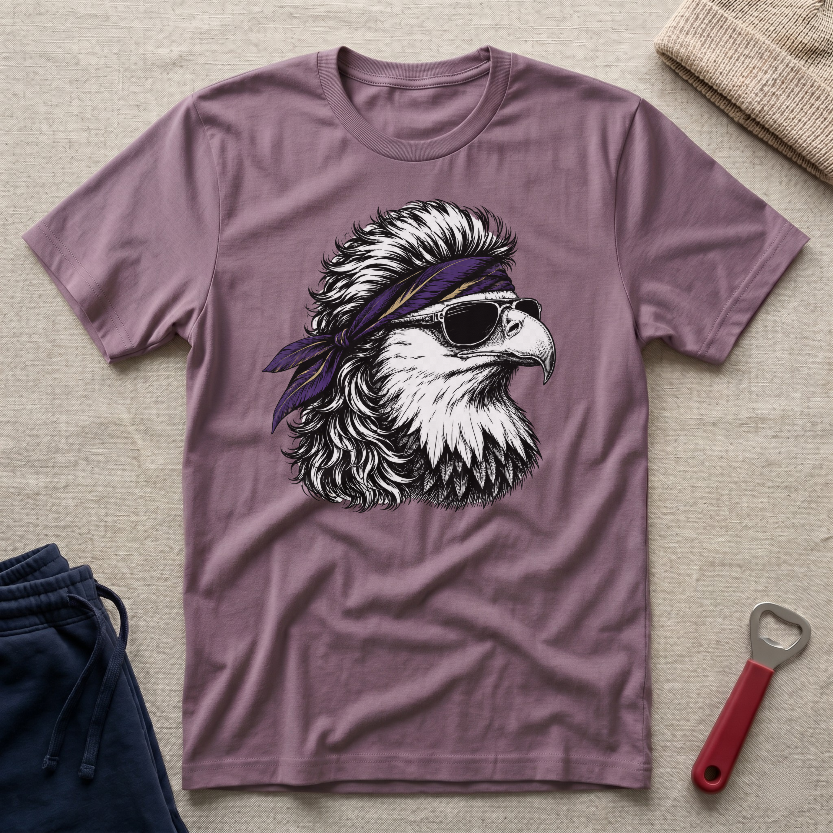 Raven, Eagle Bandana T-Shirt