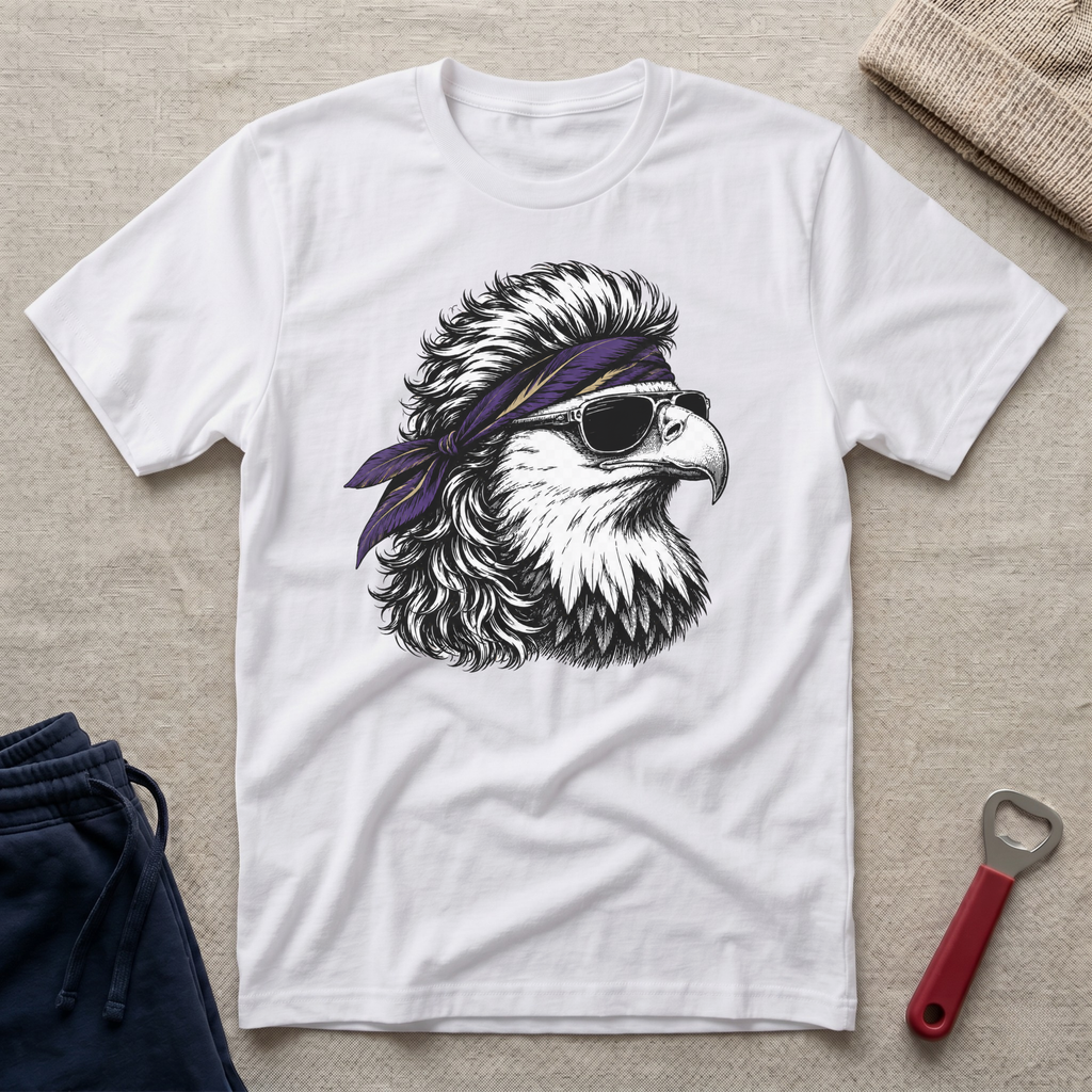 Raven, Eagle Bandana T-Shirt