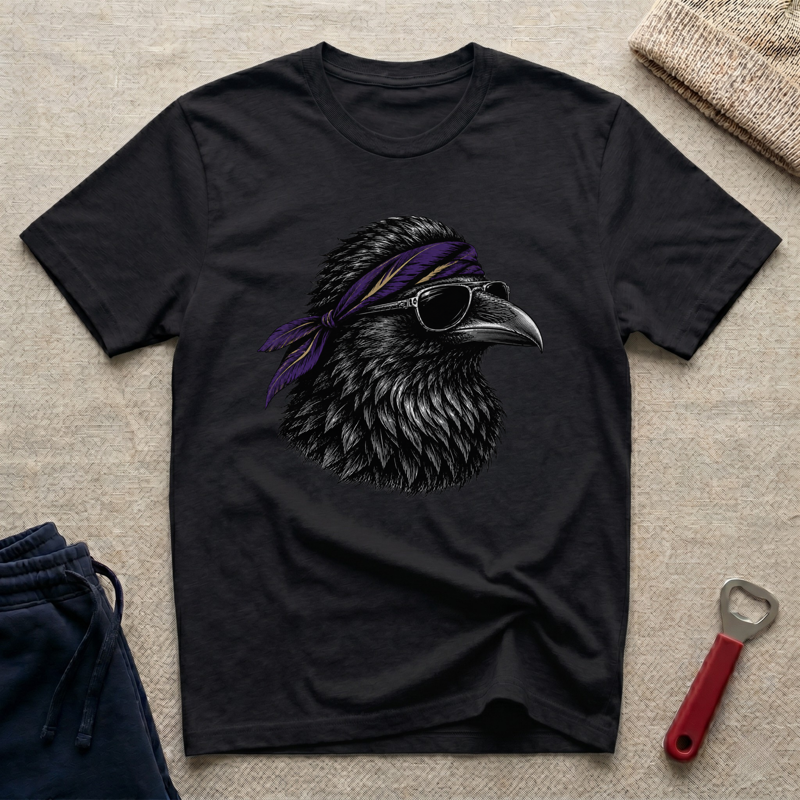 Raven Bandana T-Shirt