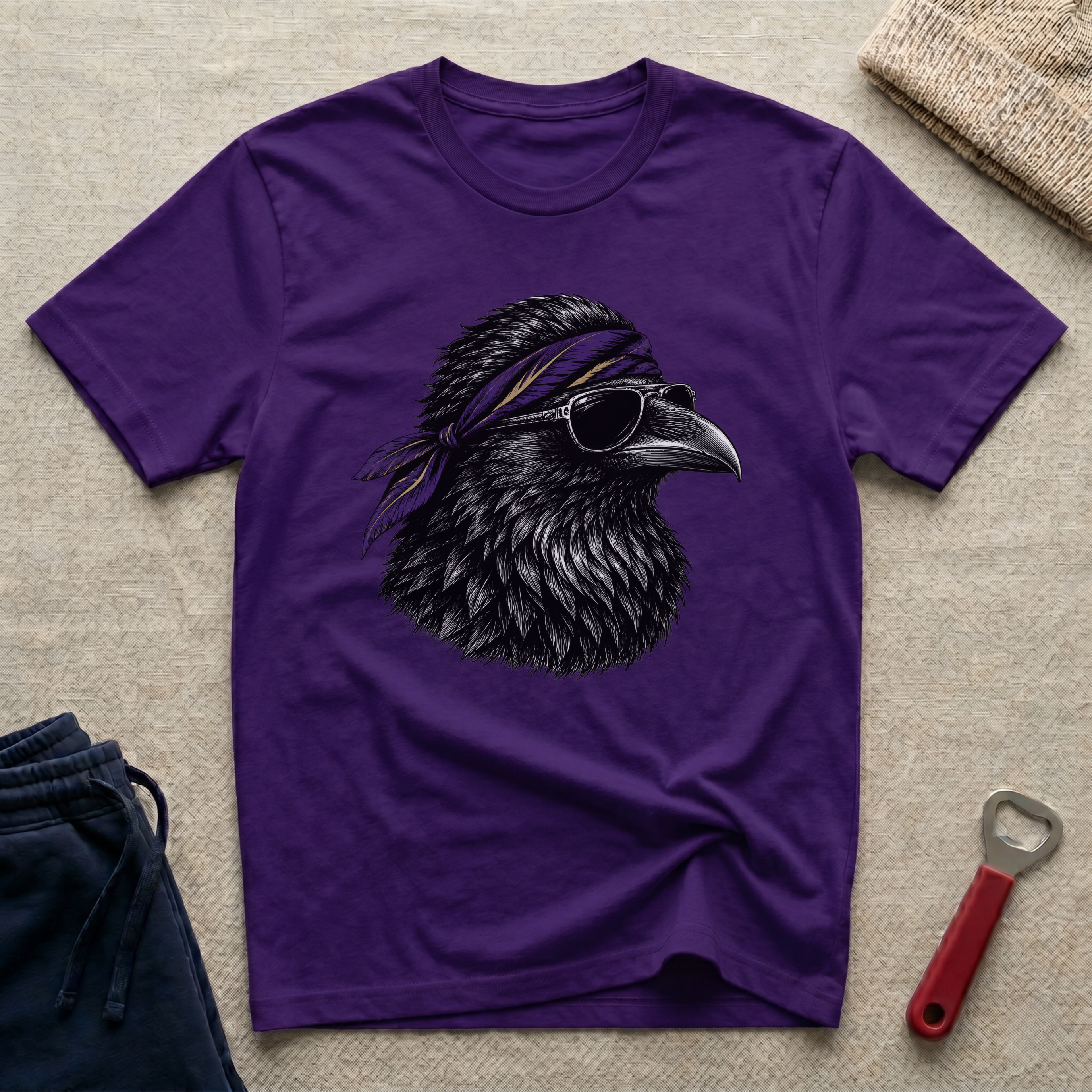 Raven Bandana T-Shirt
