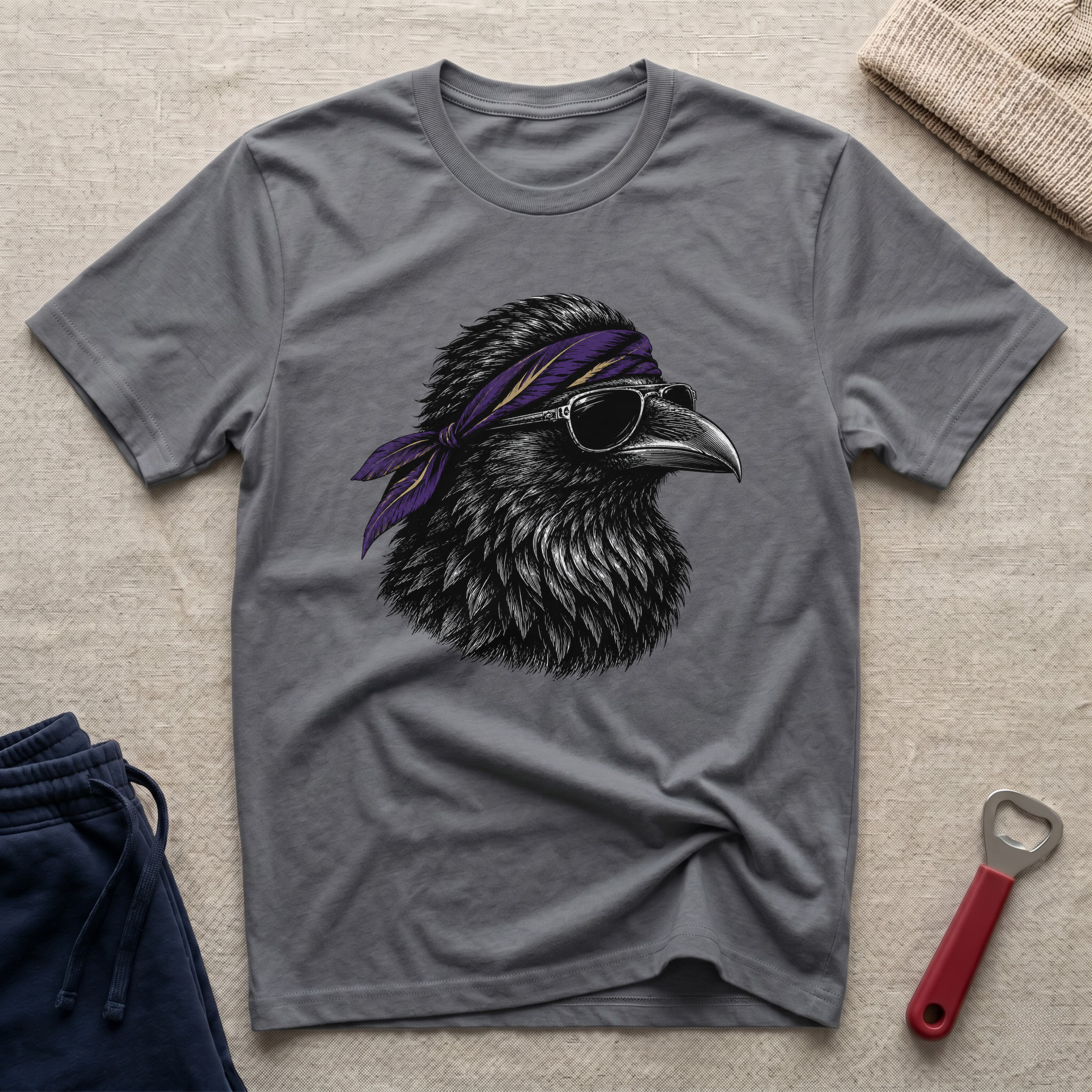 Raven Bandana T-Shirt
