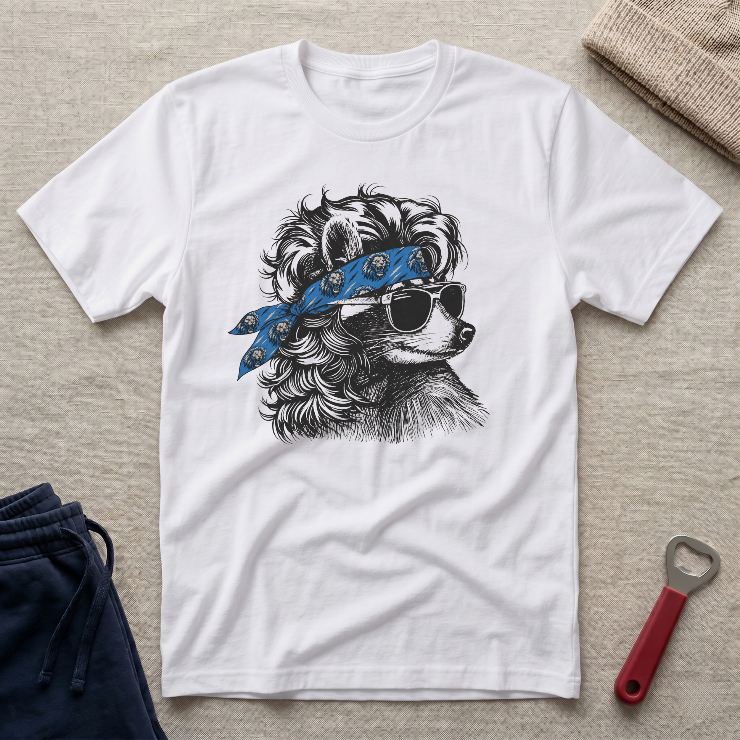 Detroit, Coon Bandana T-Shirt