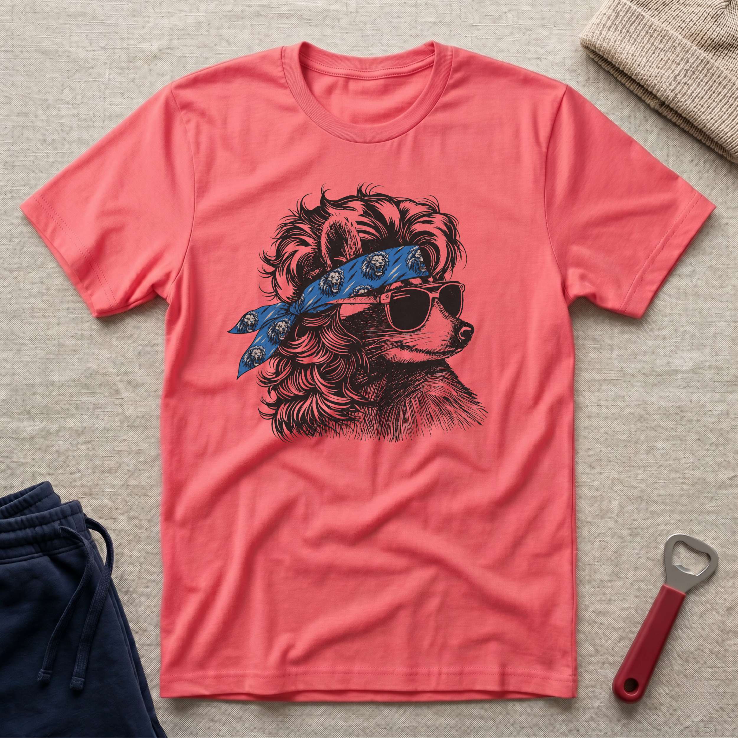 Detroit, Coon Bandana T-Shirt