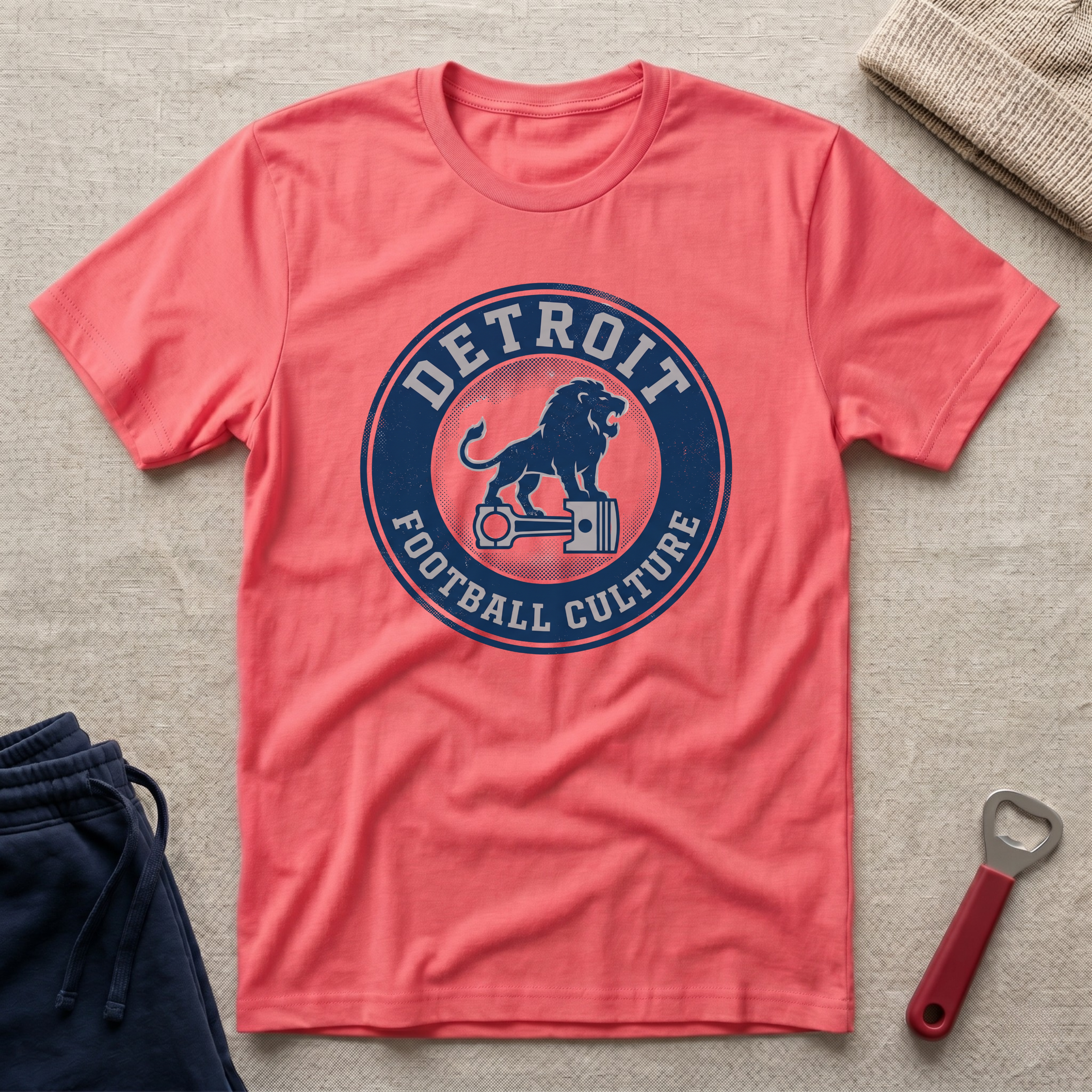 Detroit Football Culture T-Shirt