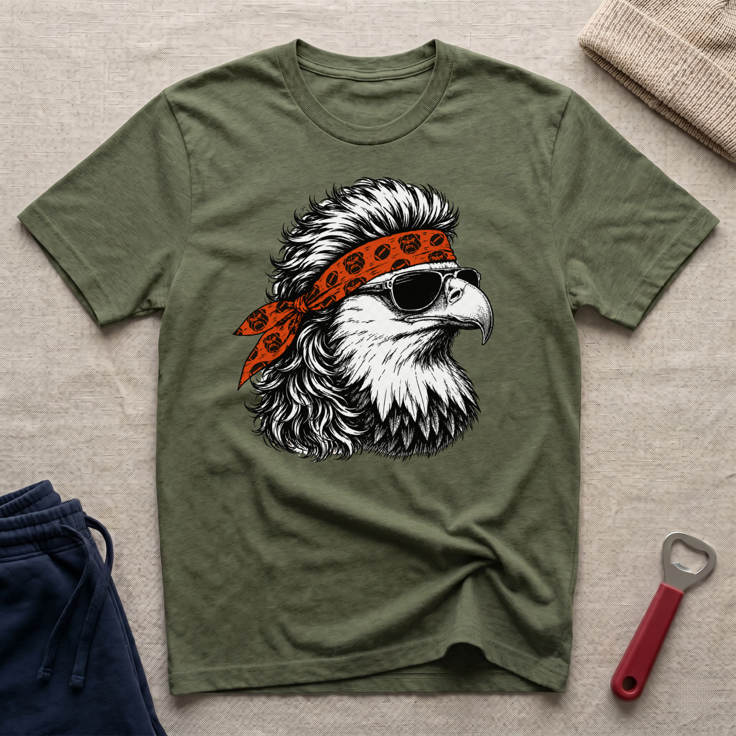 Cleveland, Eagle Bandana T-Shirt