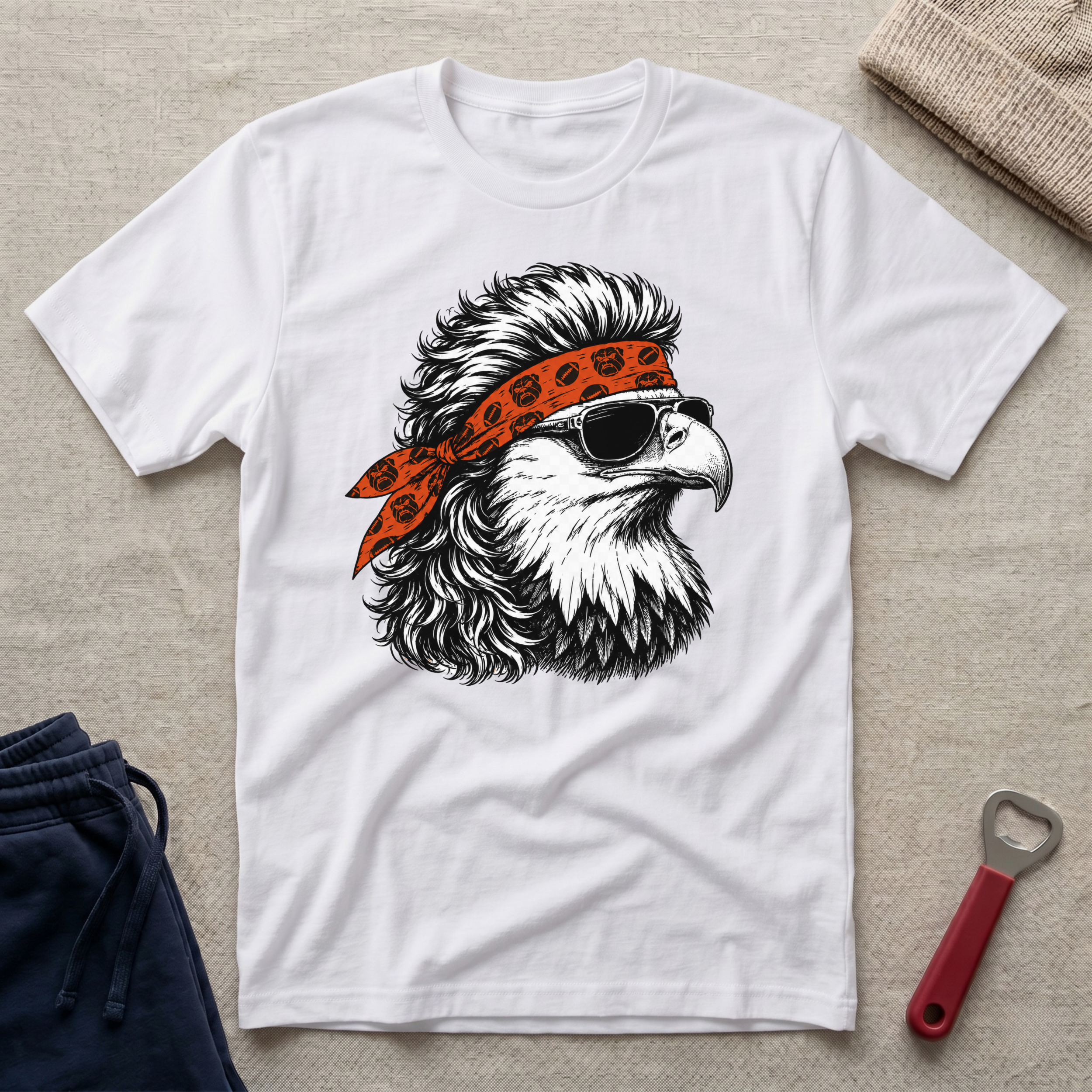 Cleveland, Eagle Bandana T-Shirt