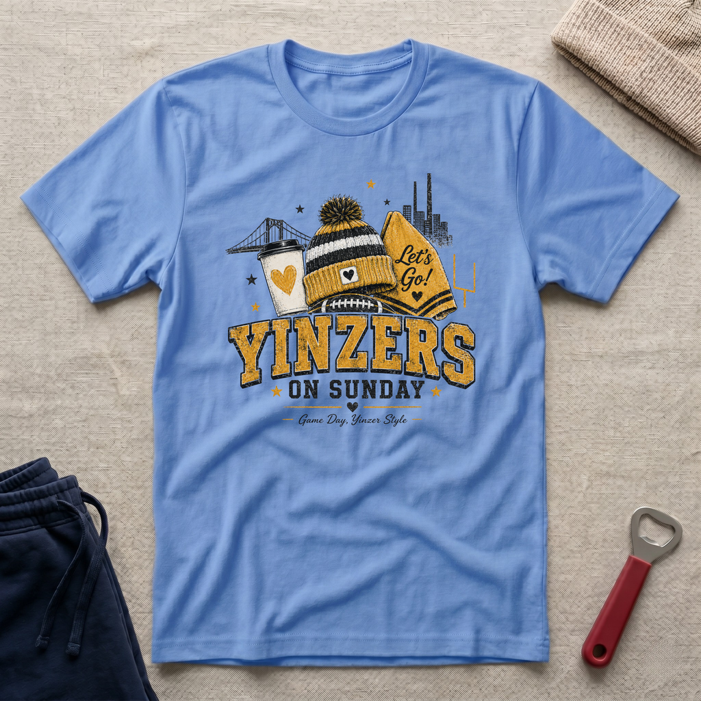 Yinzers on Sunday T-Shirt