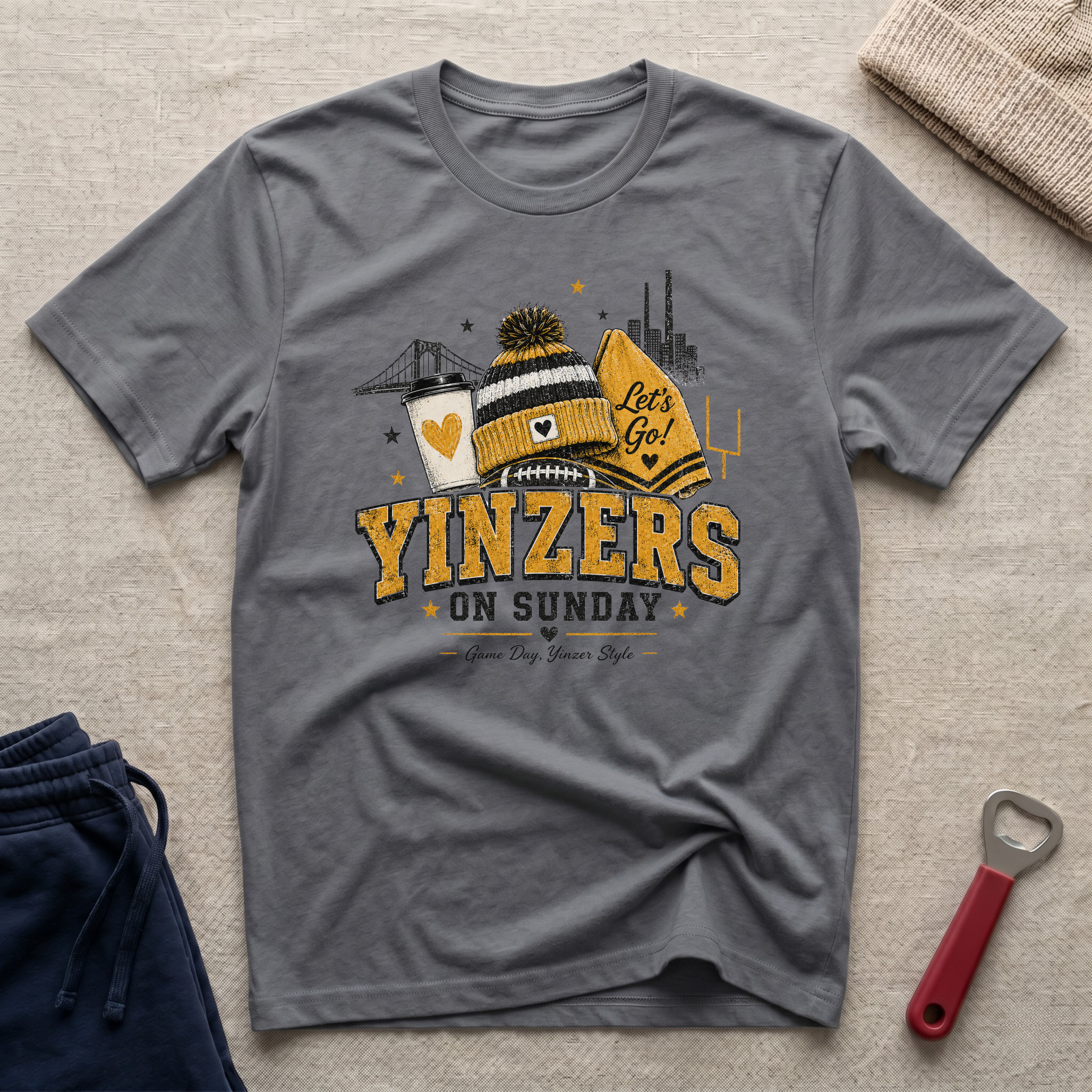 Yinzers on Sunday T-Shirt