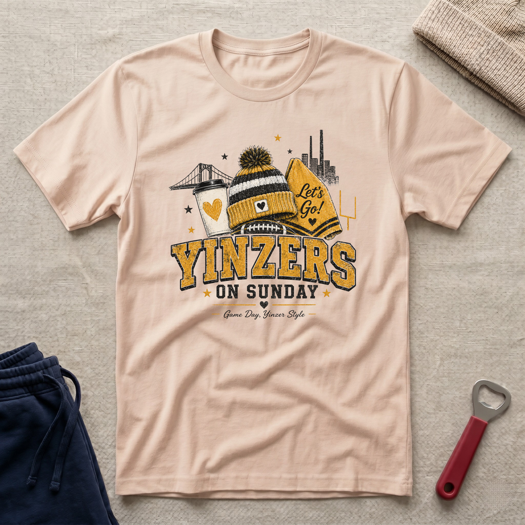 Yinzers on Sunday T-Shirt