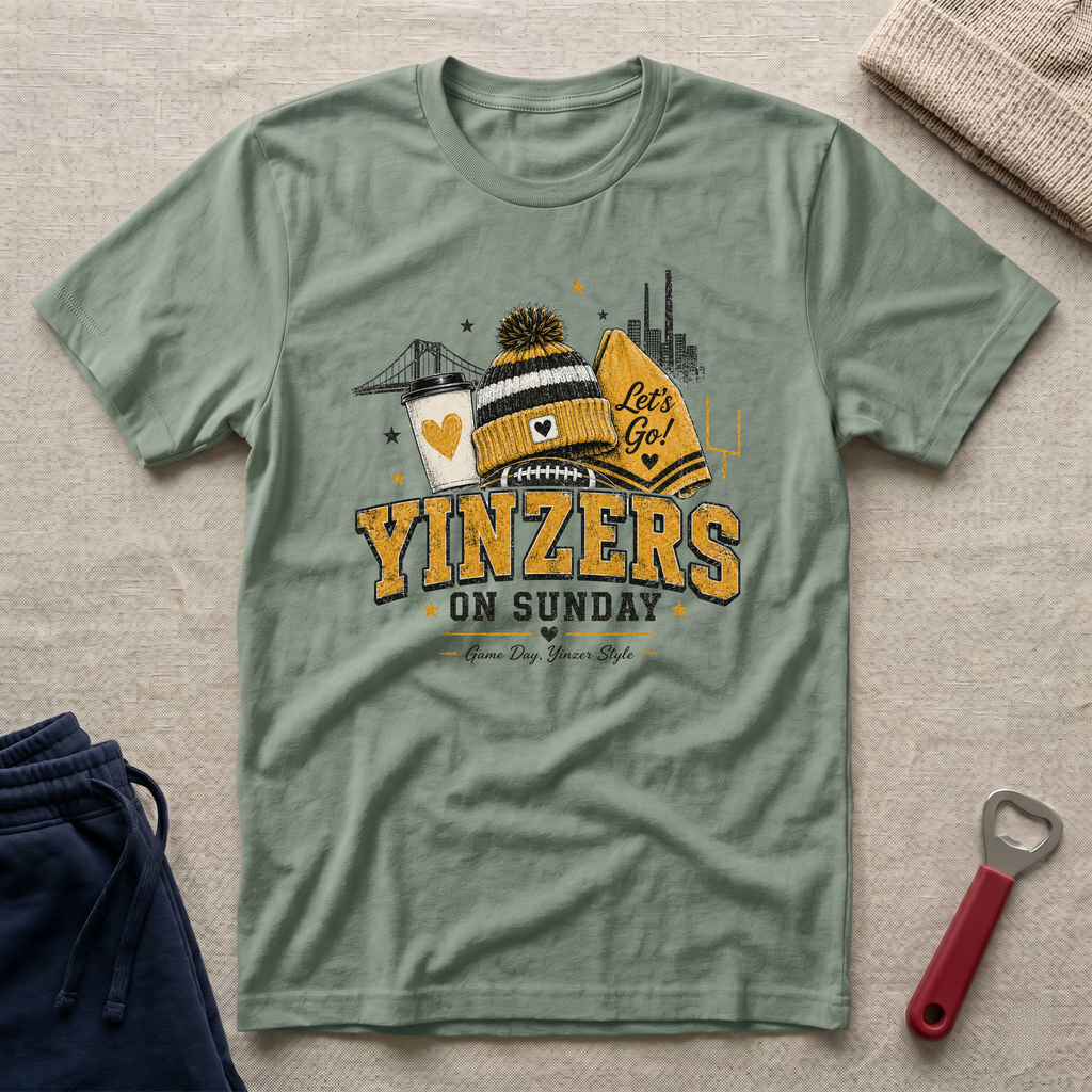 Yinzers on Sunday T-Shirt