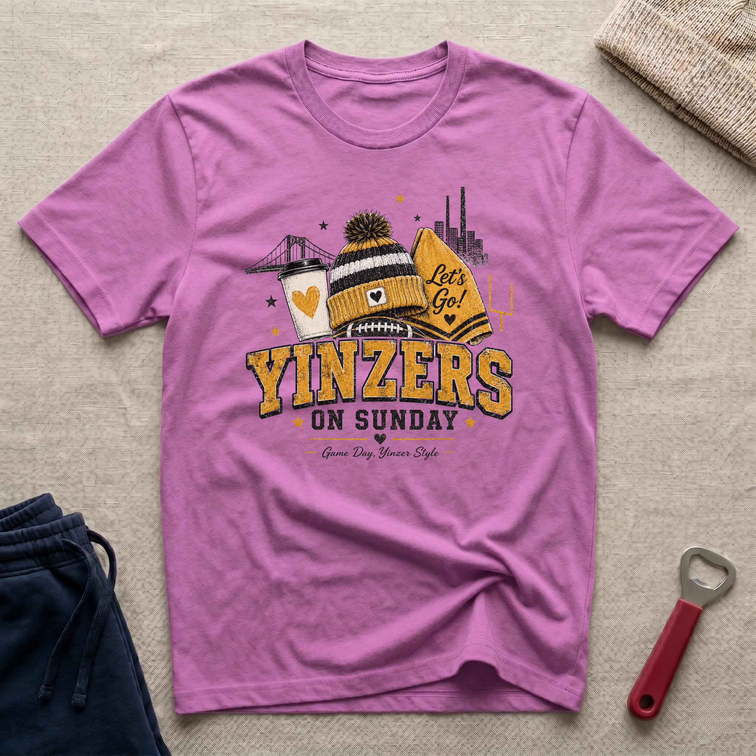 Yinzers on Sunday T-Shirt