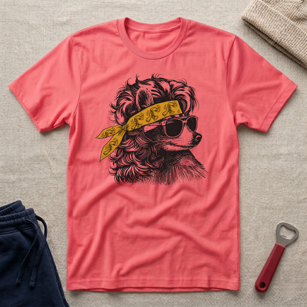 Steel, Coon Bandana T-Shirt