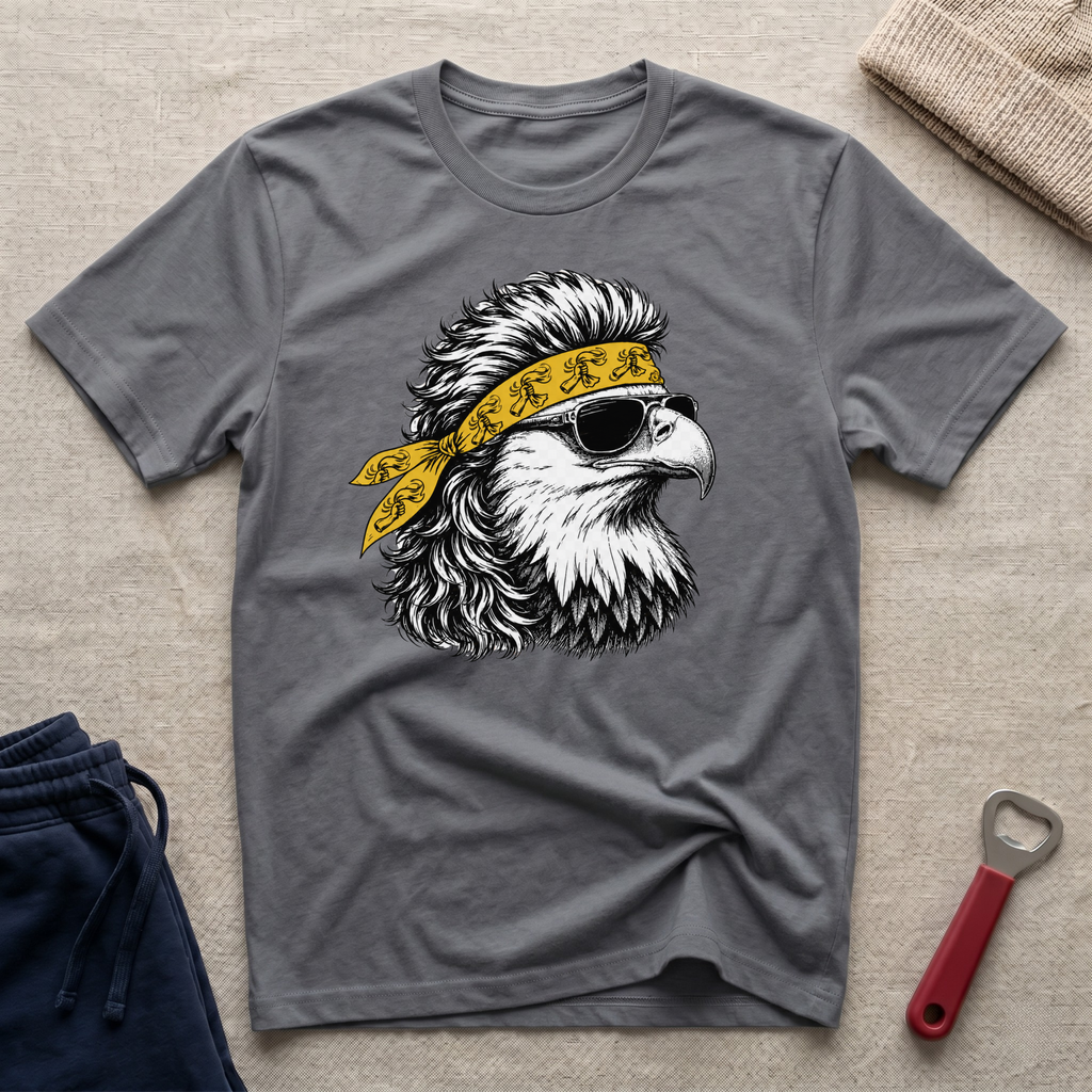 Steel, Eagle Bandana T-Shirt