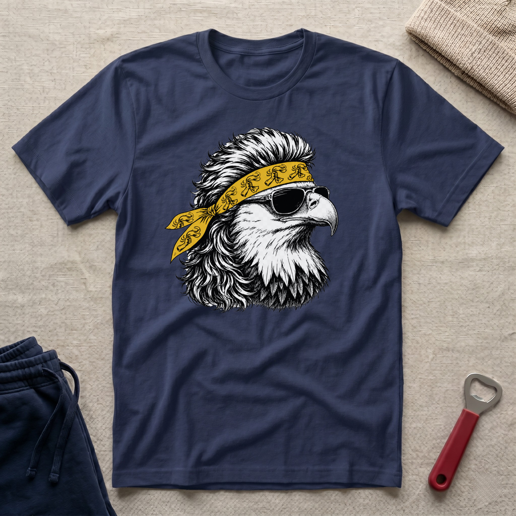 Steel, Eagle Bandana T-Shirt