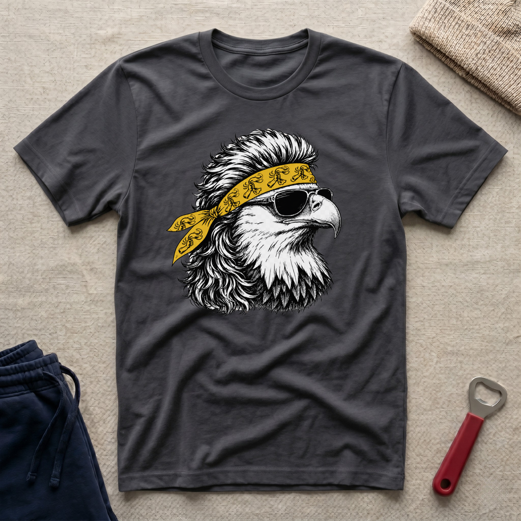 Steel, Eagle Bandana T-Shirt