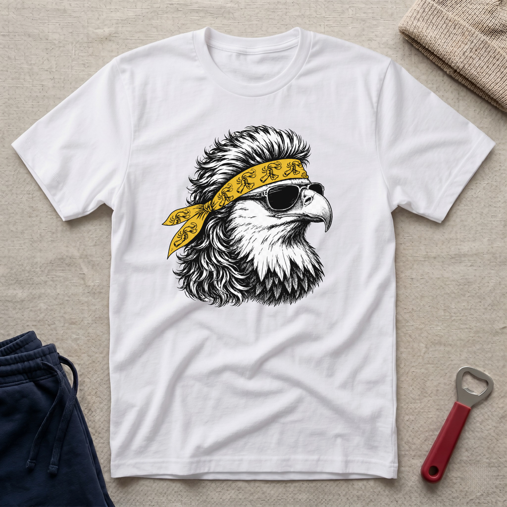 Steel, Eagle Bandana T-Shirt
