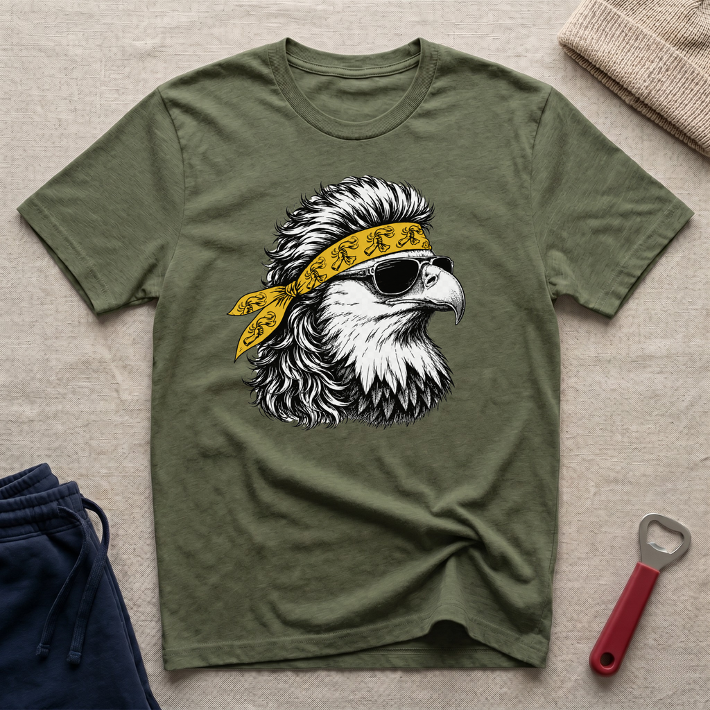 Steel, Eagle Bandana T-Shirt