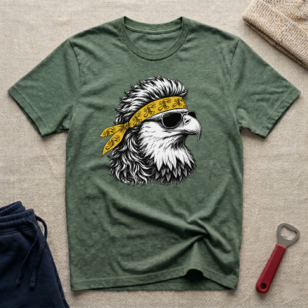 Steel, Eagle Bandana T-Shirt
