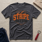 Stripe Season Badge T-Shirt