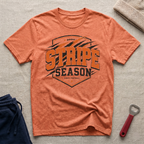 Stripe Season Badge T-Shirt
